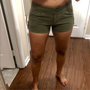 Forever21 olive shorts